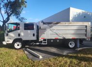 2016 ISUZU NPR HD CREW CAB 14' ALUMINUM DUMP BACK
