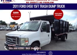_2011 Ford E450 15FT TRASH DUMP TRUCK