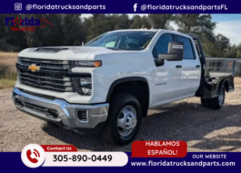 2024 CHEVROLET SILVERADO 3500 CREW CAB FLATBED TRUCK