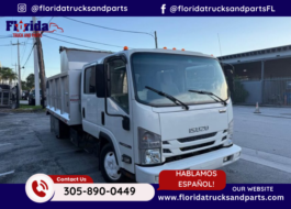 2020 ISUZU NPR HD 88,585 MILES LANDSCAPE DUMP TRUCK