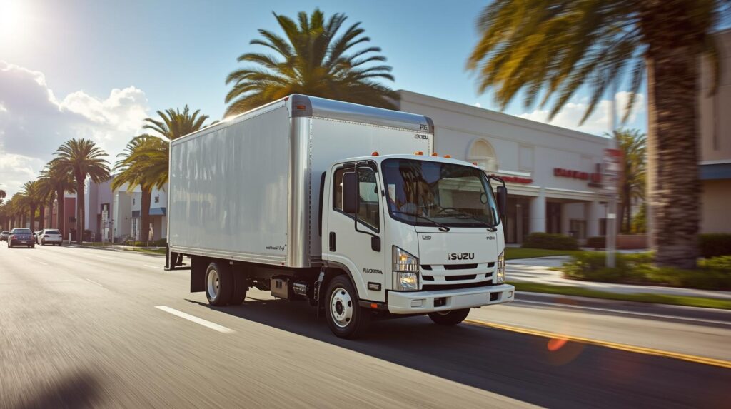 Isuzu box truck helping Florida businesses reduce operating costs