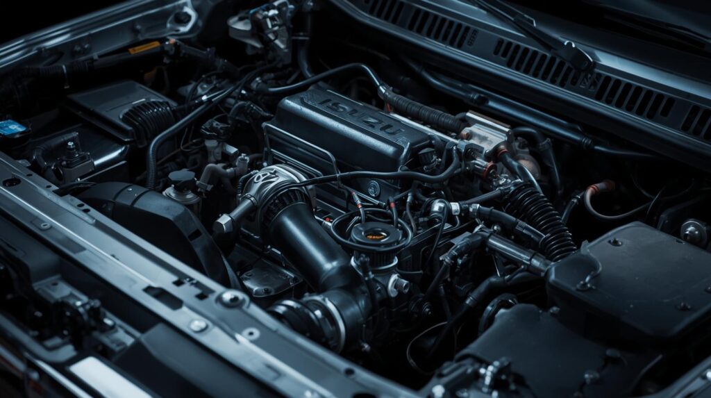 Isuzu box truck engine designed for hot weather performance