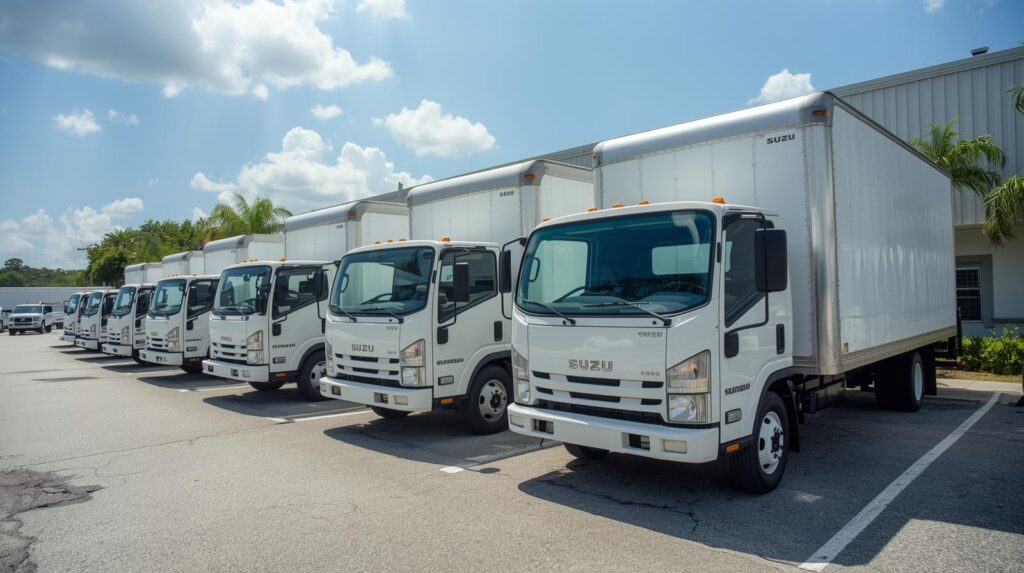 Isuzu box truck fleet optimized for Florida climate