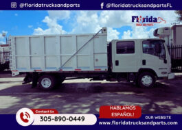 2016 Isuzu NPR HD crew cab gas dump truck