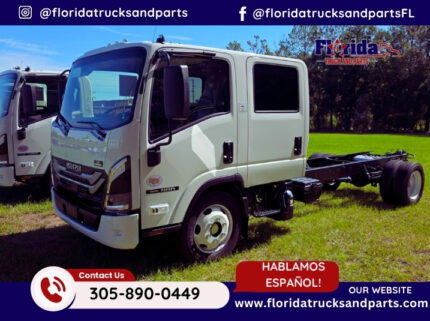 2027 Isuzu NRR crew cab diesel chassis truck